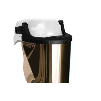 Osłona twarzy ze złoconego...