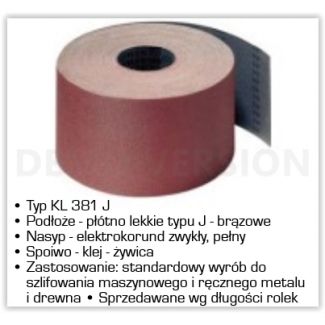 PŁÓTNO ŚCIERNE KL381J ROLKA...