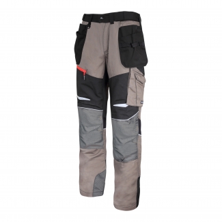 SPODNIE KHAKI-CZARNE ZE...