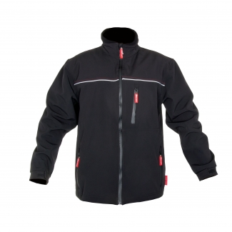 KURTKA SOFTSHELL, CZARNA,...