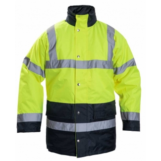 KURTKA OCIEPLANA ODBLASKOWA