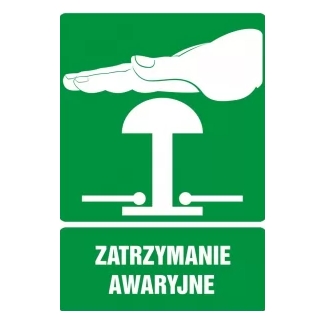 ZNAK ZATRZYMANIE AWARYJNE...