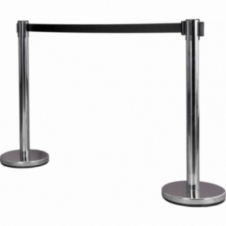 SŁUPEK STALOWY Z TAŚMĄ