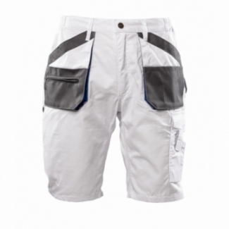 SPODNIE DO PASA KRÓTKIE BIAŁE