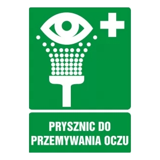 Prysznic do przemywania oczu