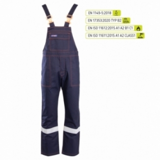 SPODNIE OGRODNICZKI ODBLASK...