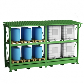 Regał z zadaszeniem do...